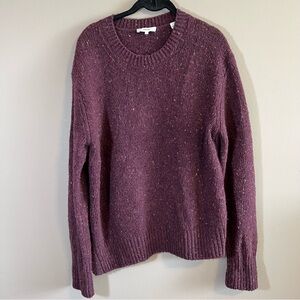 Vince Maroon Crew Neck Sweater